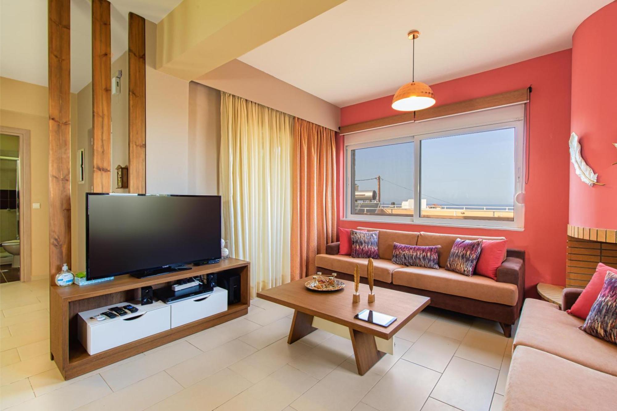 Theo Villas With Sea View Marathokefála Habitación foto