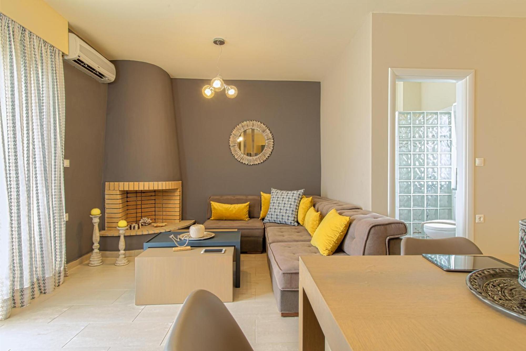 Theo Villas With Sea View Marathokefála Habitación foto