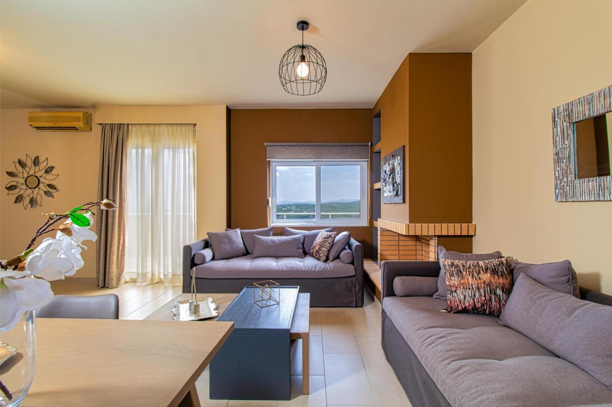 Theo Villas With Sea View Marathokefála Habitación foto